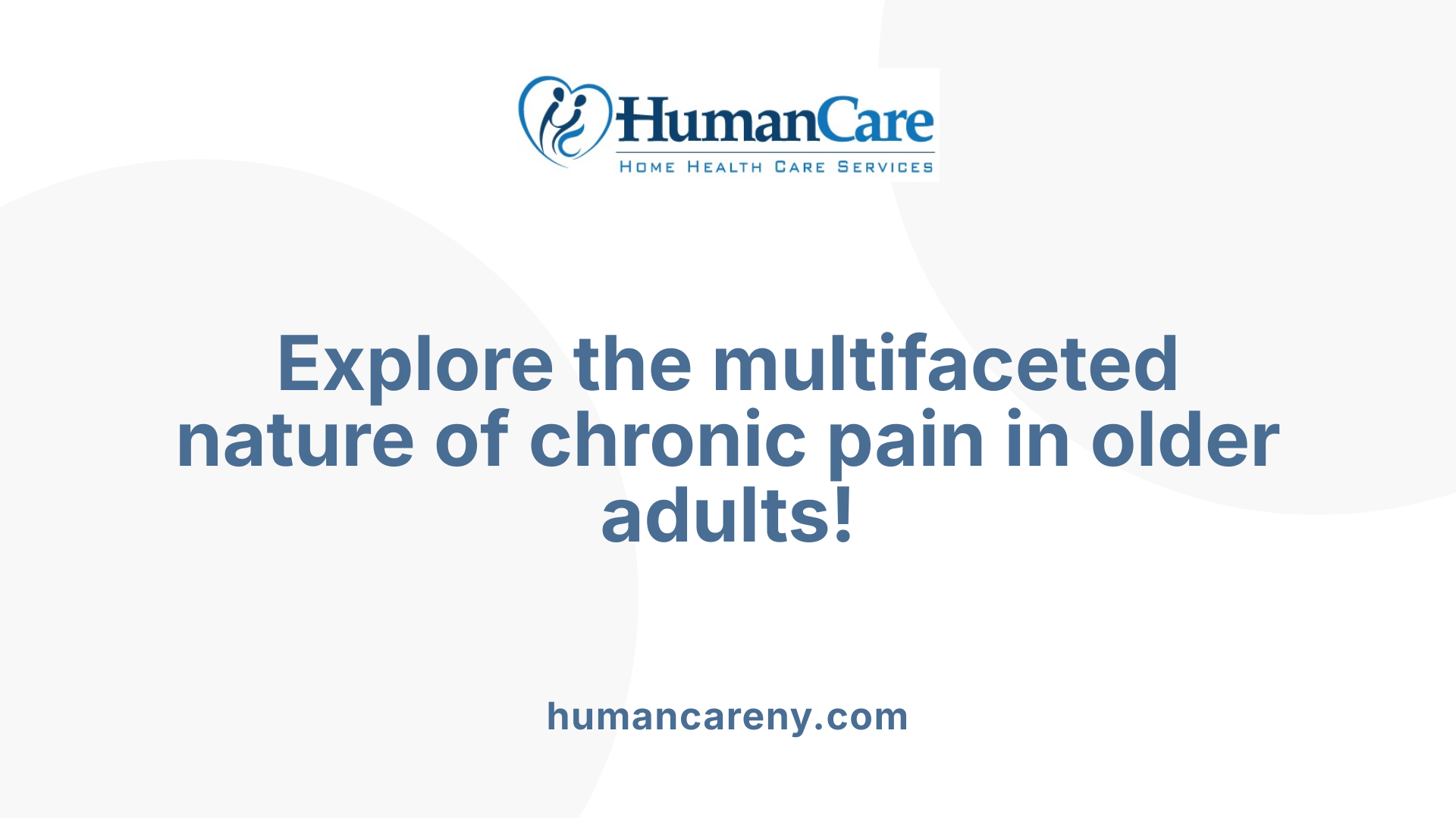 Explore the multifaceted nature of chronic pain in older adults!