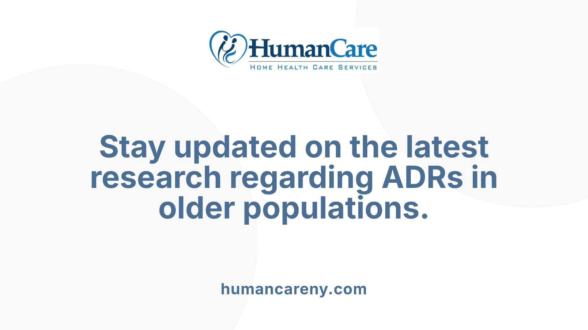 Stay updated on the latest research regarding ADRs in older populations.