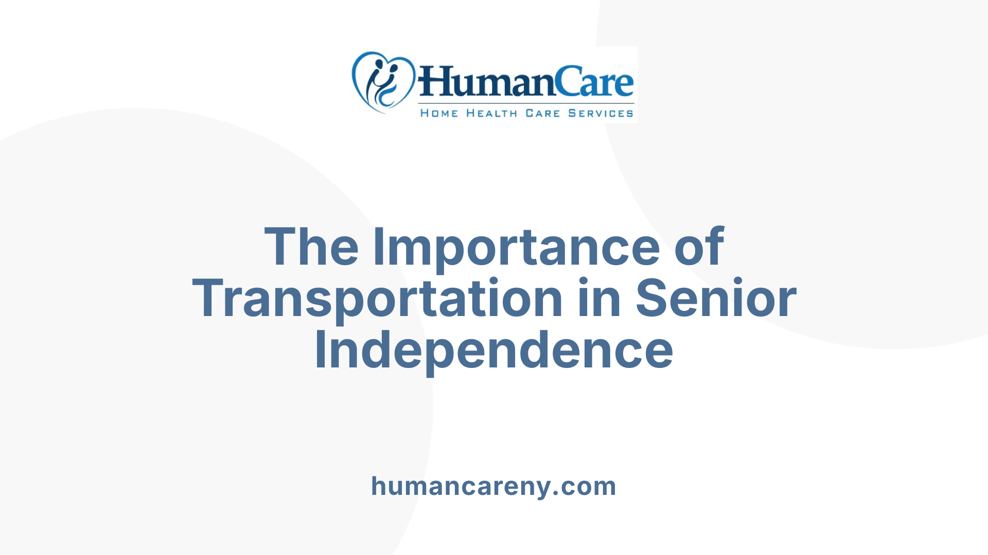 The Importance of Transportation in Senior Independence