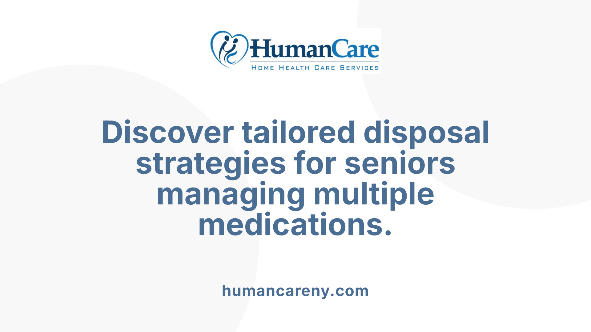 Discover tailored disposal strategies for seniors managing multiple medications.