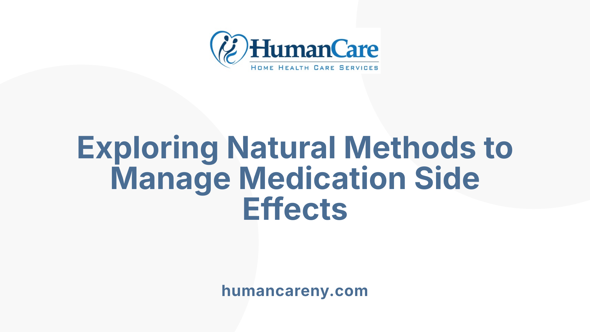 Exploring Natural Methods to Manage Medication Side Effects
