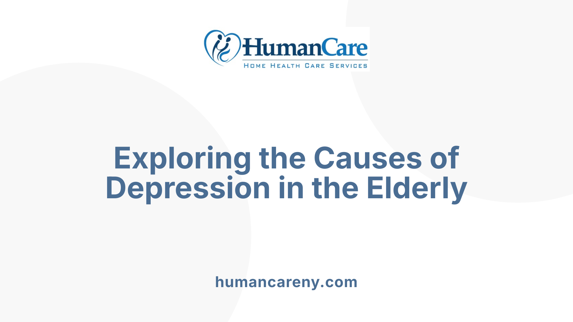 Exploring the Causes of Depression in the Elderly