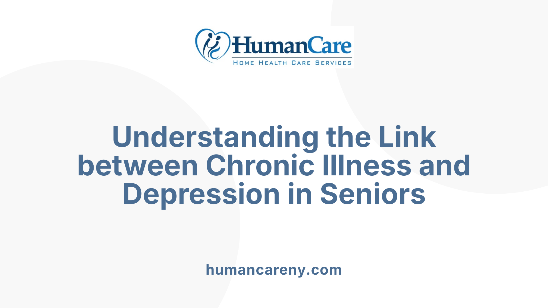 Understanding the Link between Chronic Illness and Depression in Seniors