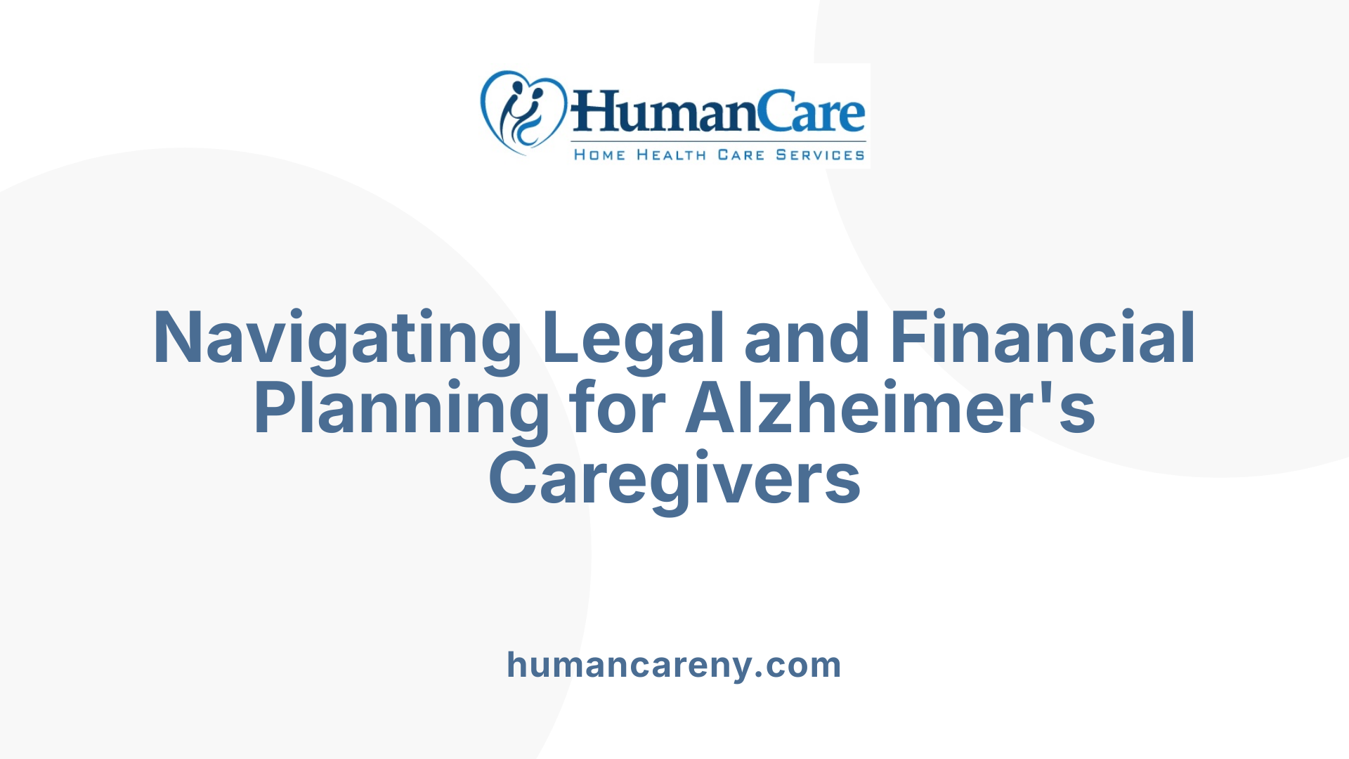 Navigating Legal and Financial Planning for Alzheimer's Caregivers