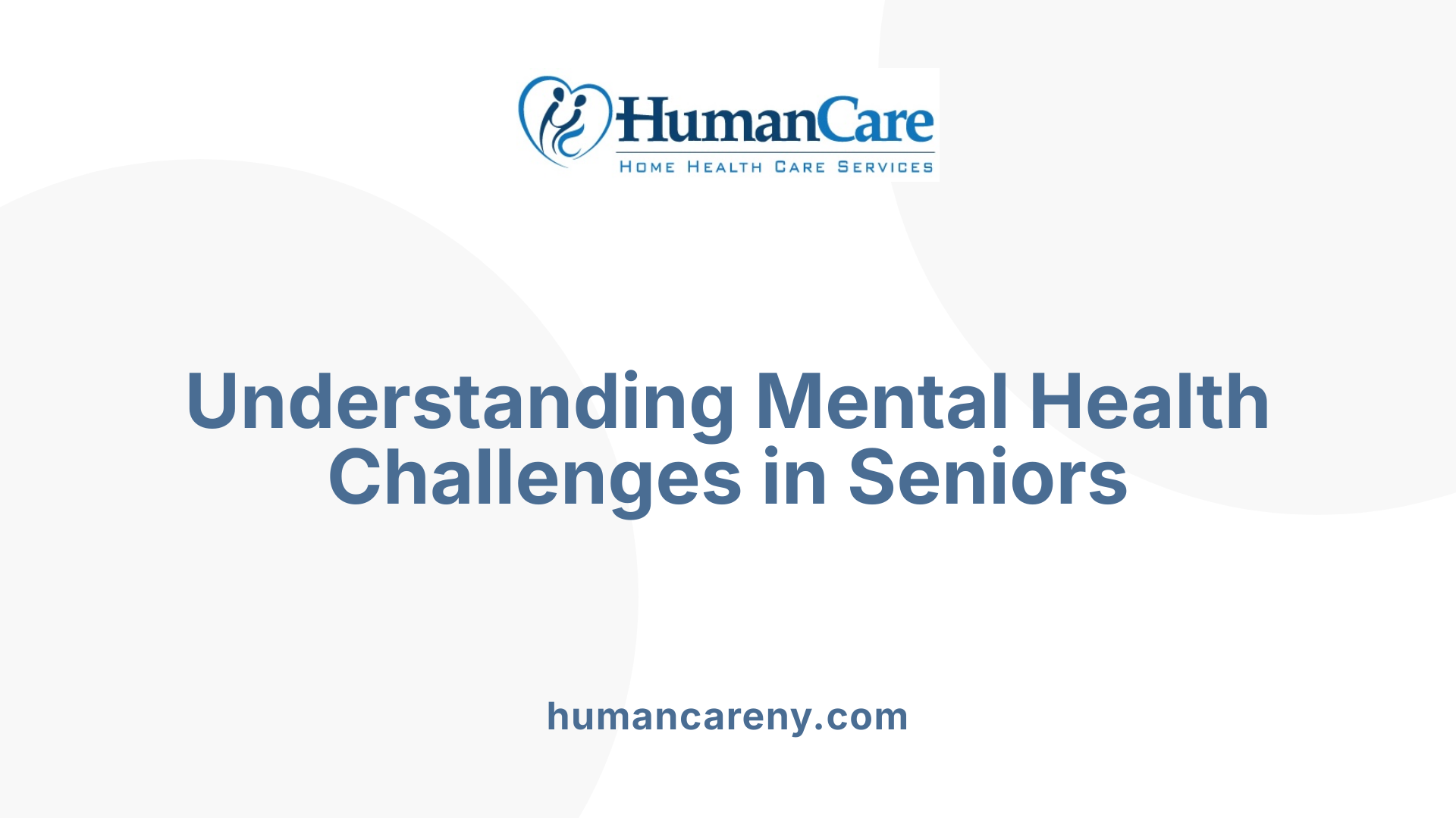 Understanding Mental Health Challenges in Seniors