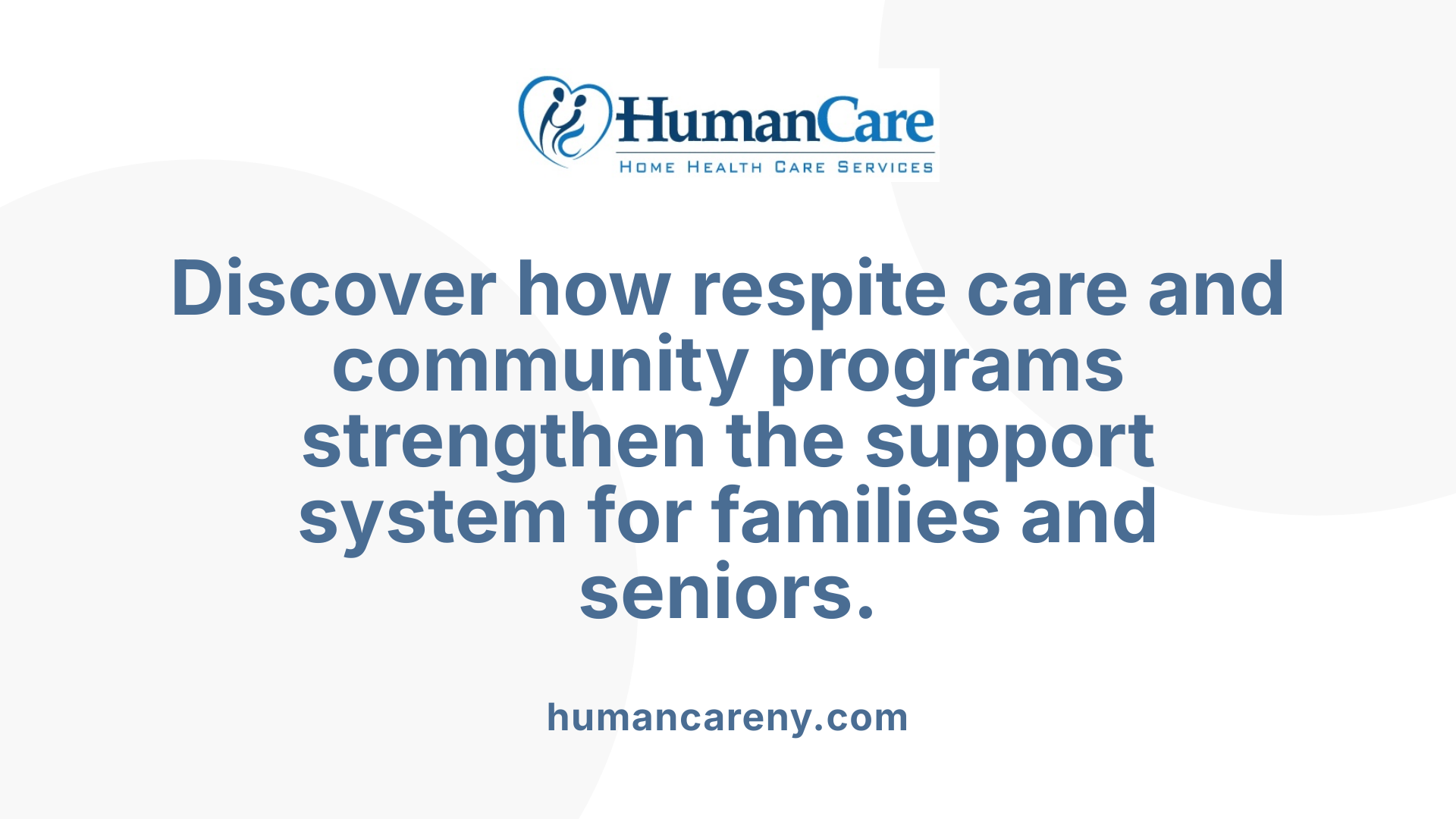 Discover how respite care and community programs strengthen the support system for families and seniors.