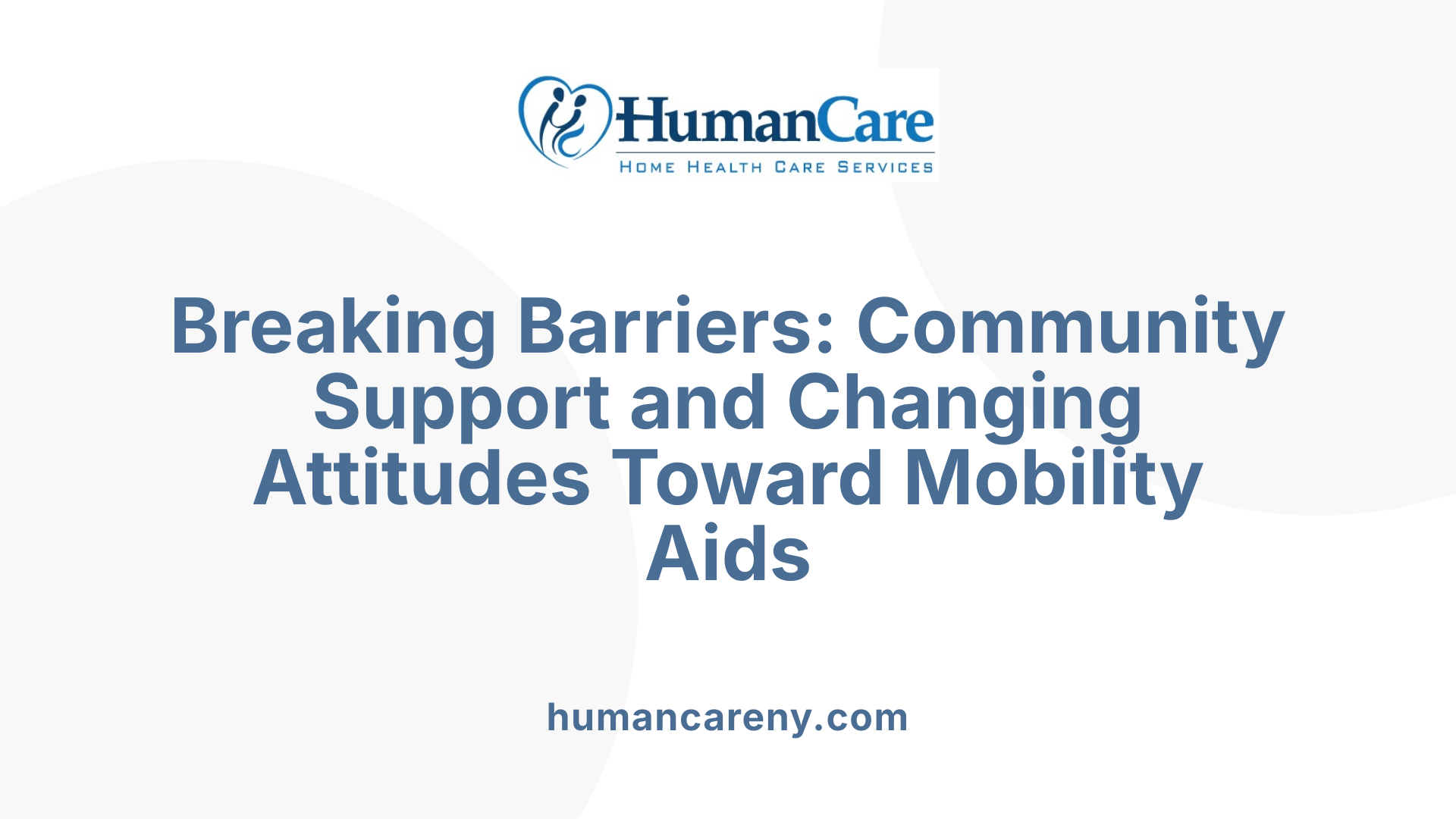 Breaking Barriers: Community Support and Changing Attitudes Toward Mobility Aids