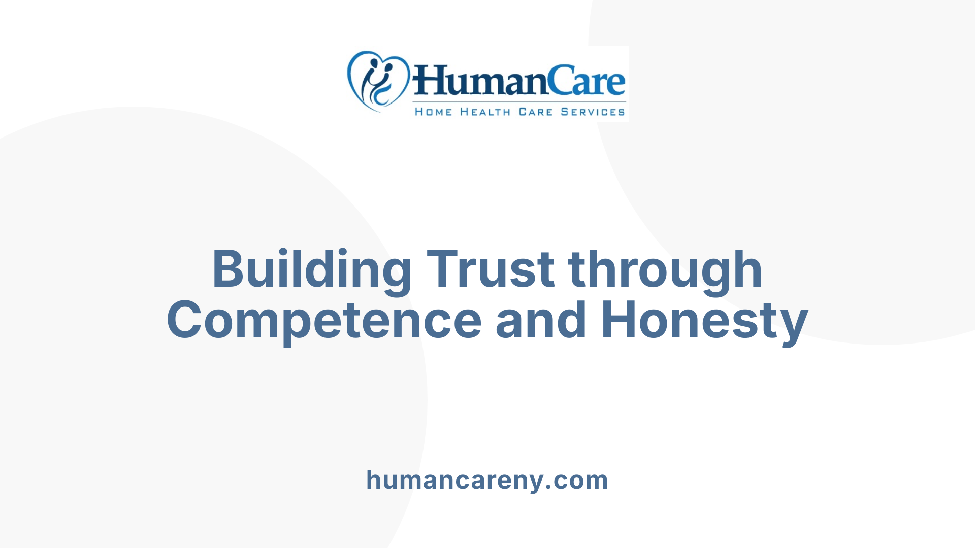 Building Trust through Competence and Honesty