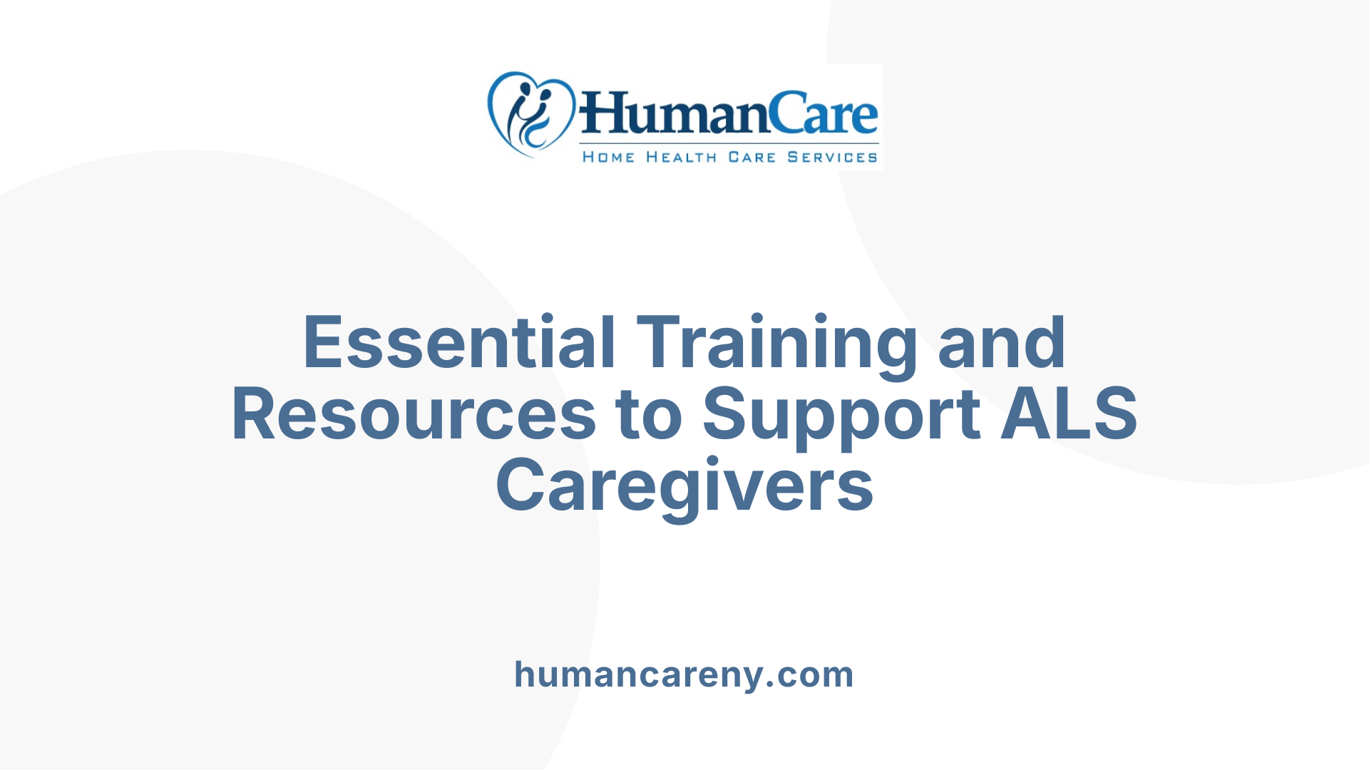 Essential Training and Resources to Support ALS Caregivers