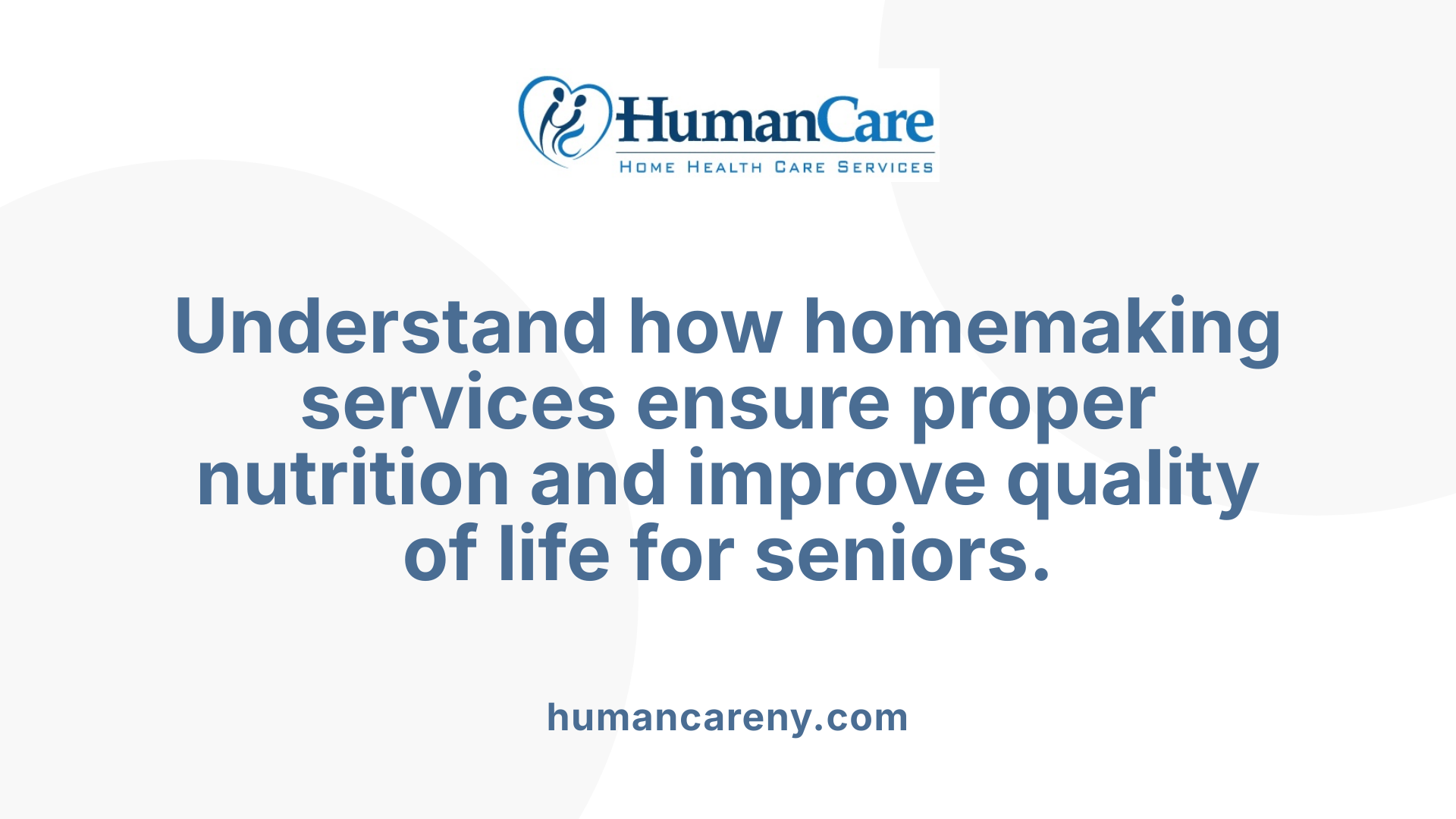 Understand how homemaking services ensure proper nutrition and improve quality of life for seniors.