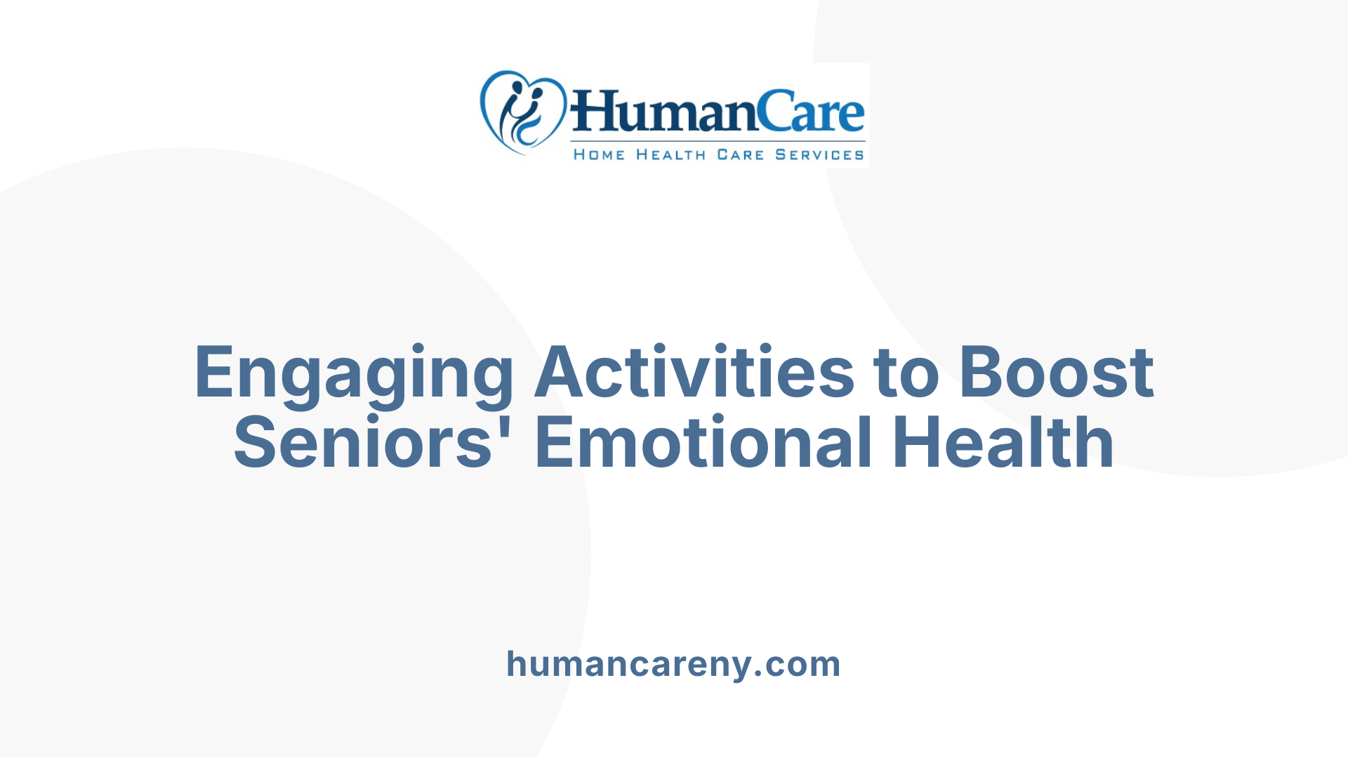 Engaging Activities to Boost Seniors' Emotional Health