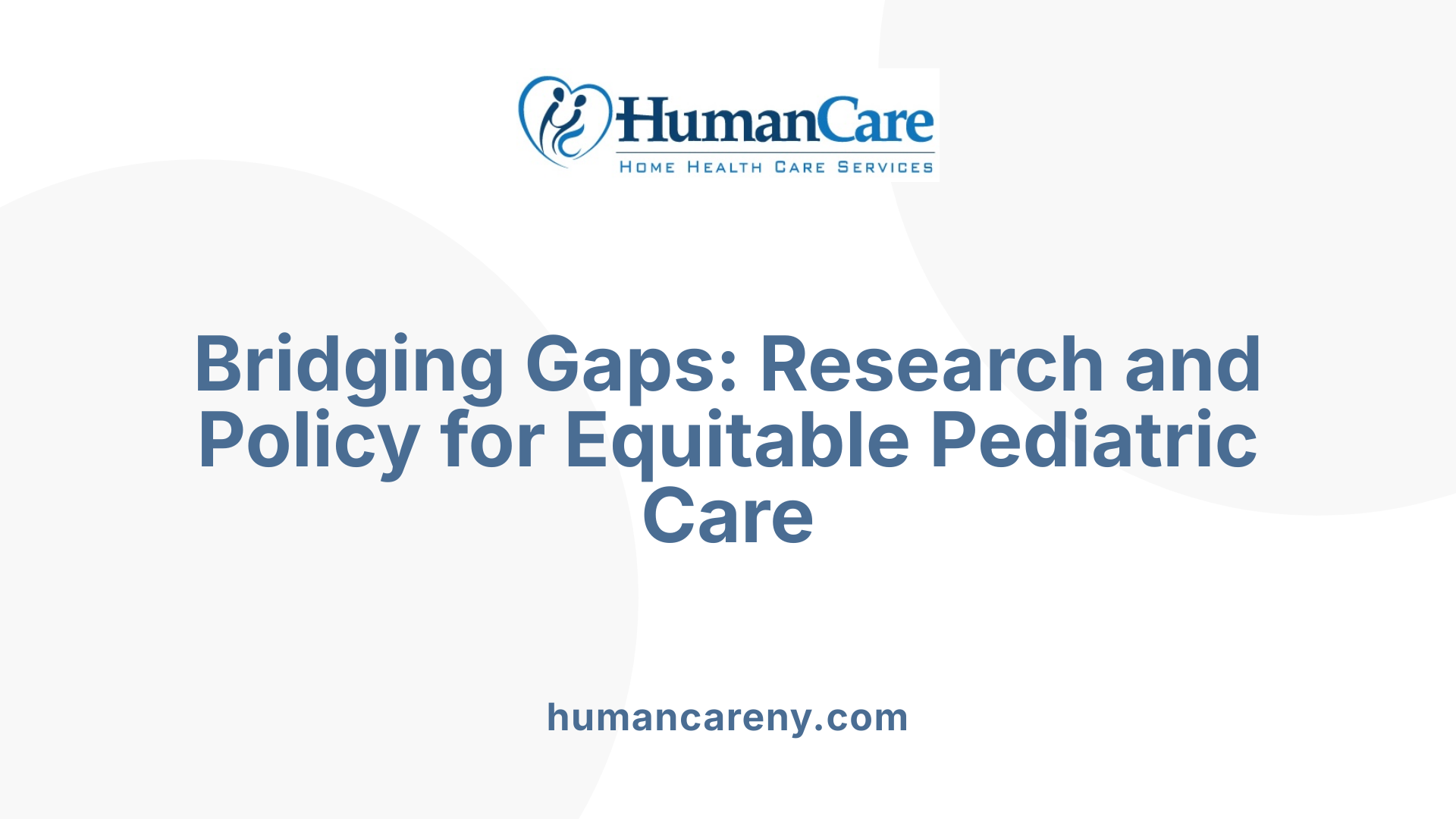Bridging Gaps: Research and Policy for Equitable Pediatric Care