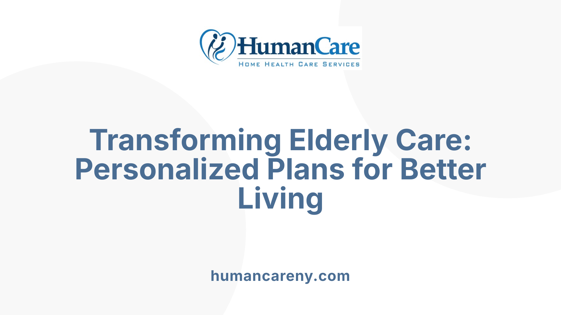 Transforming Elderly Care: Personalized Plans for Better Living