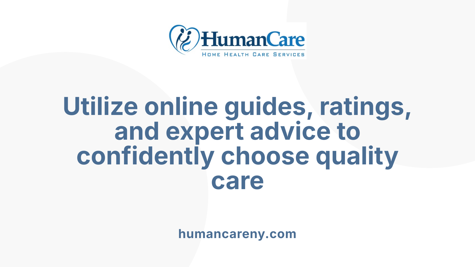 Utilize online guides, ratings, and expert advice to confidently choose quality care