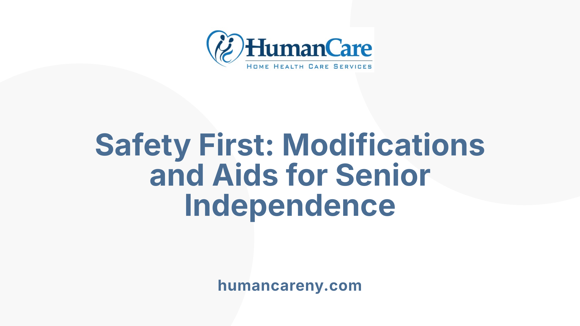 Safety First: Modifications and Aids for Senior Independence
