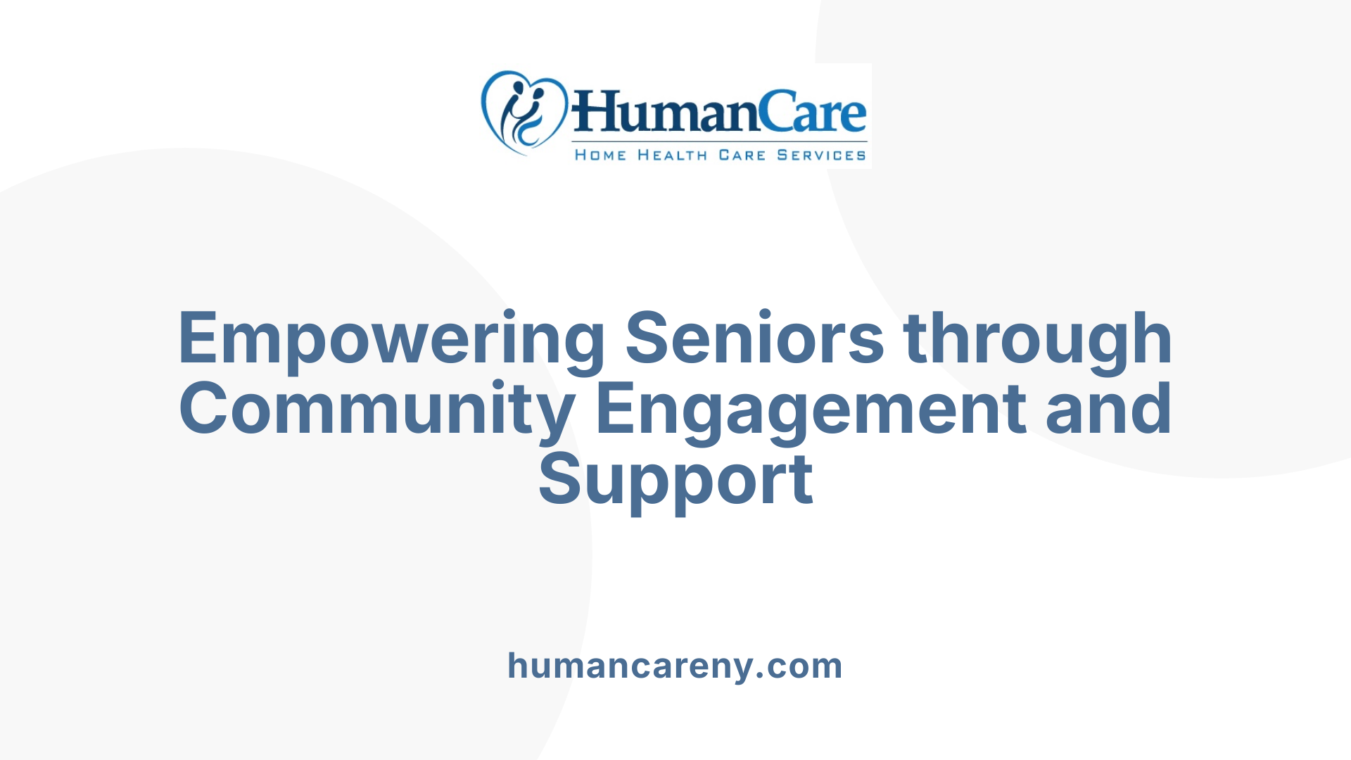 Empowering Seniors through Community Engagement and Support