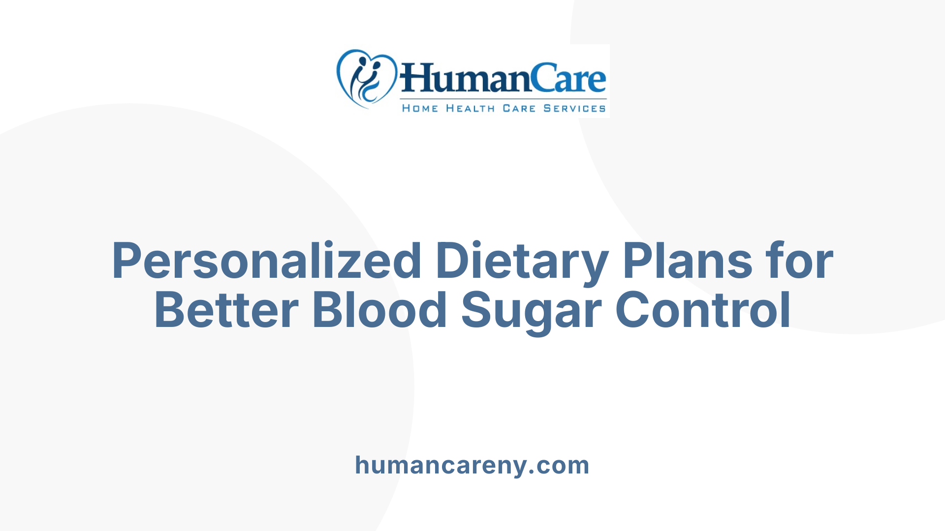 Personalized Dietary Plans for Better Blood Sugar Control