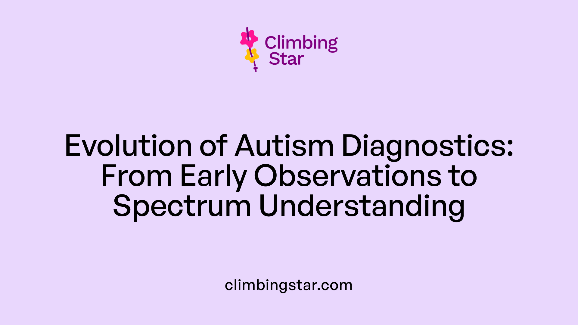 Evolution of Autism Diagnostics: From Early Observations to Spectrum Understanding