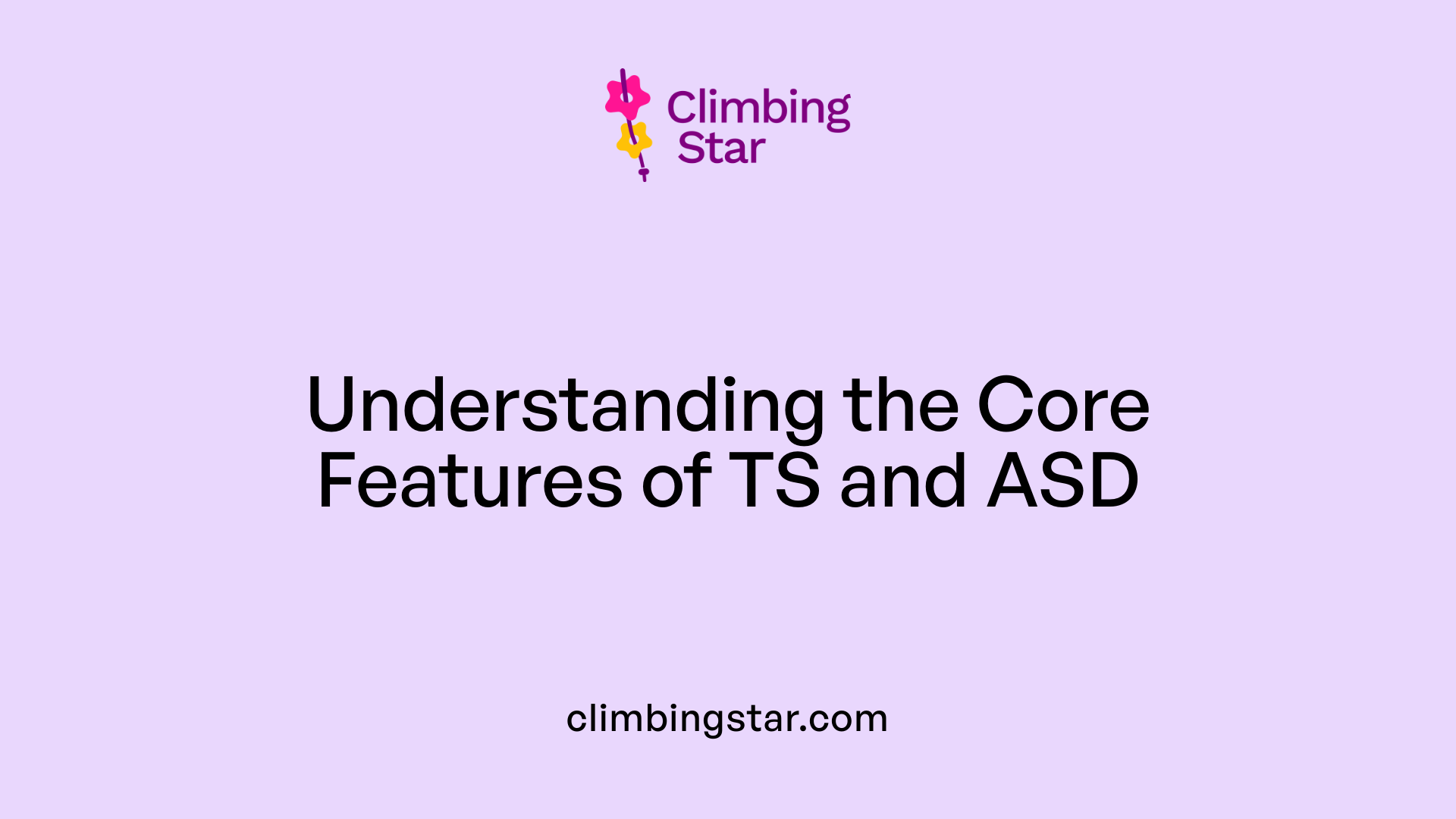 Understanding the Core Features of TS and ASD