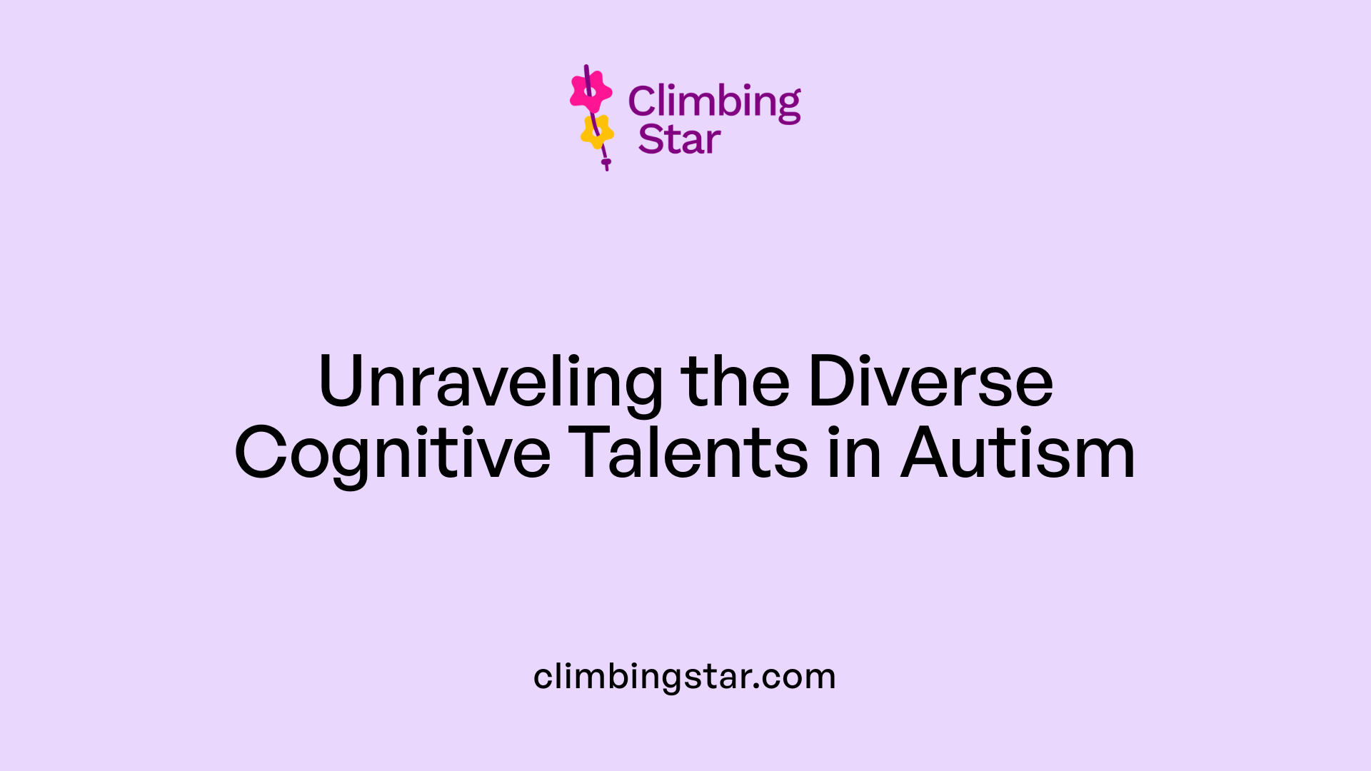 Unraveling the Diverse Cognitive Talents in Autism