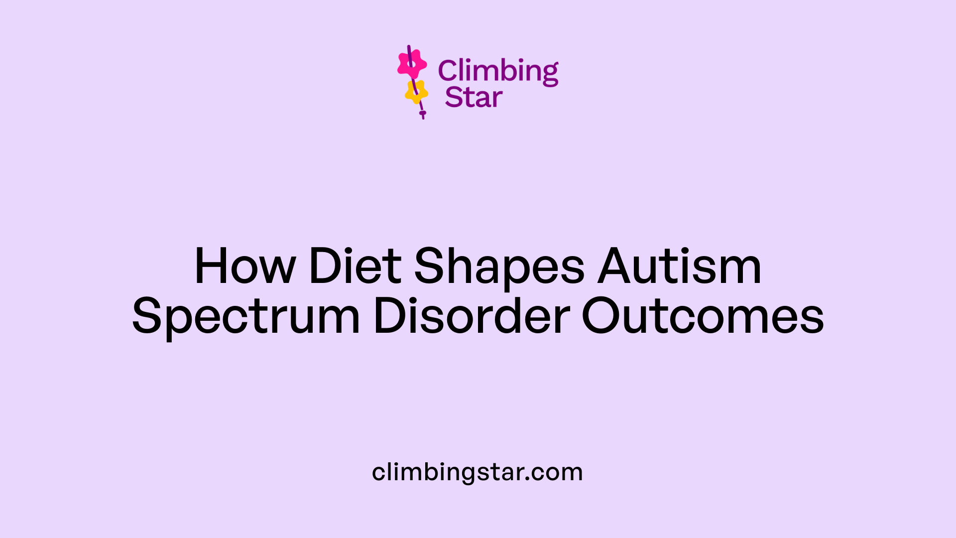 How Diet Shapes Autism Spectrum Disorder Outcomes
