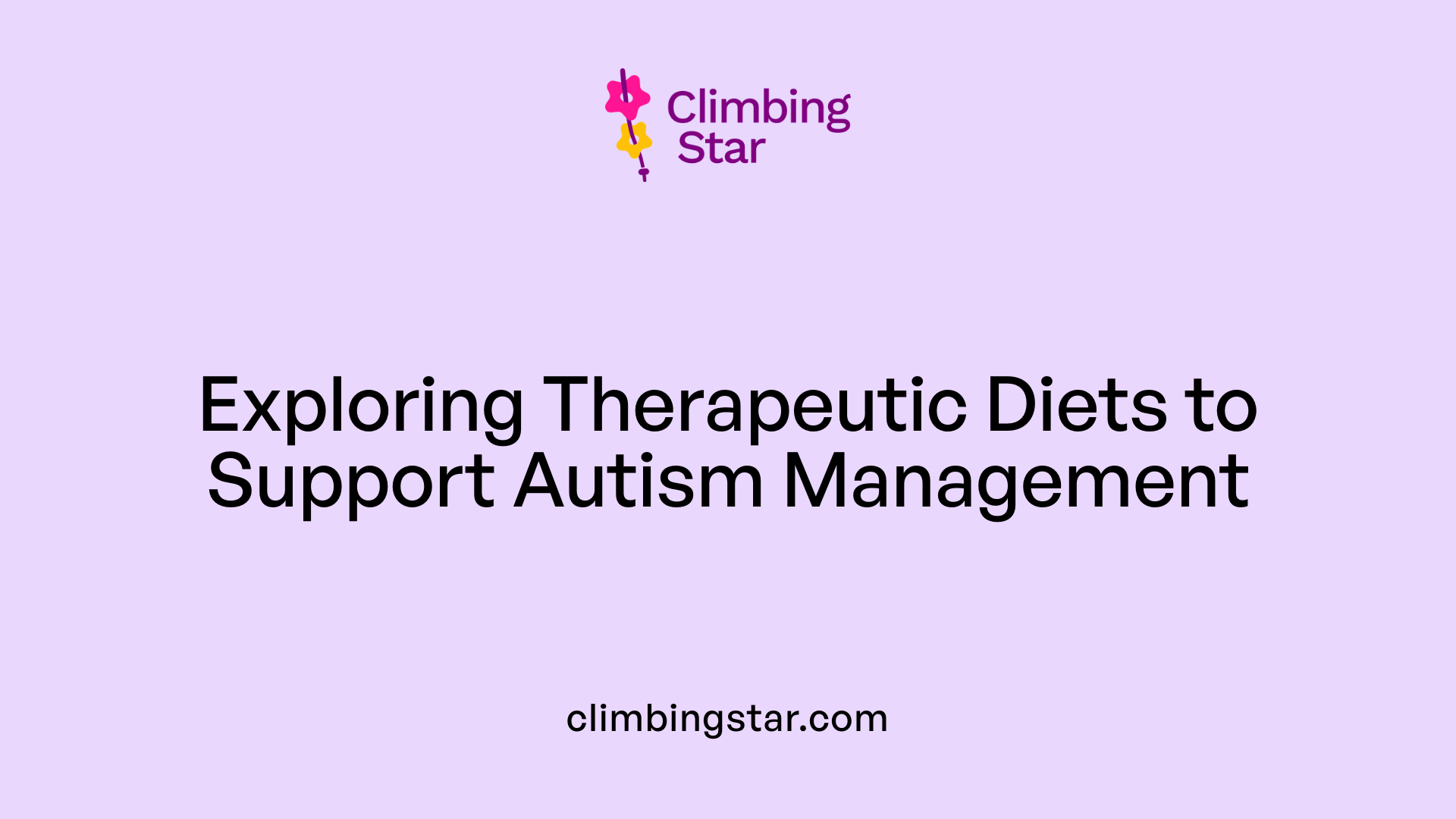 Exploring Therapeutic Diets to Support Autism Management