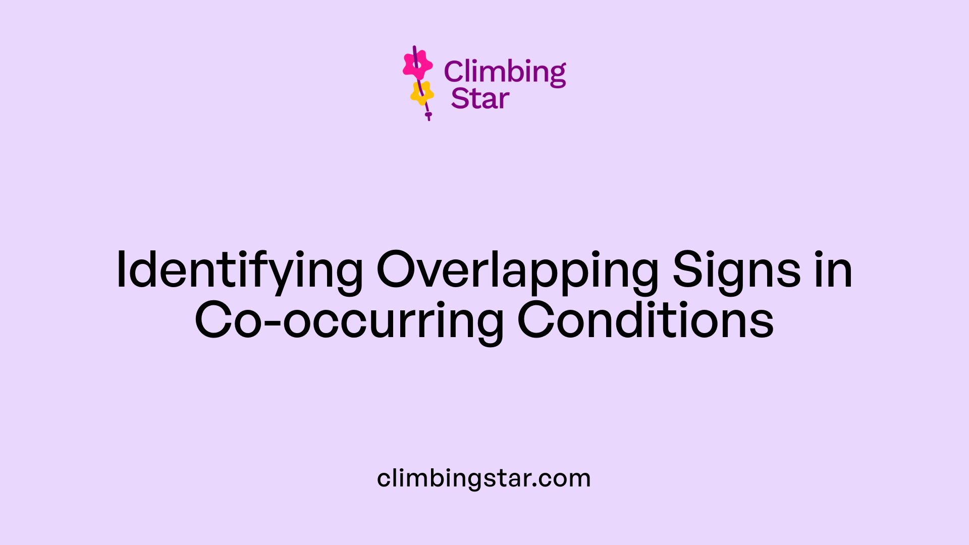 Identifying Overlapping Signs in Co-occurring Conditions