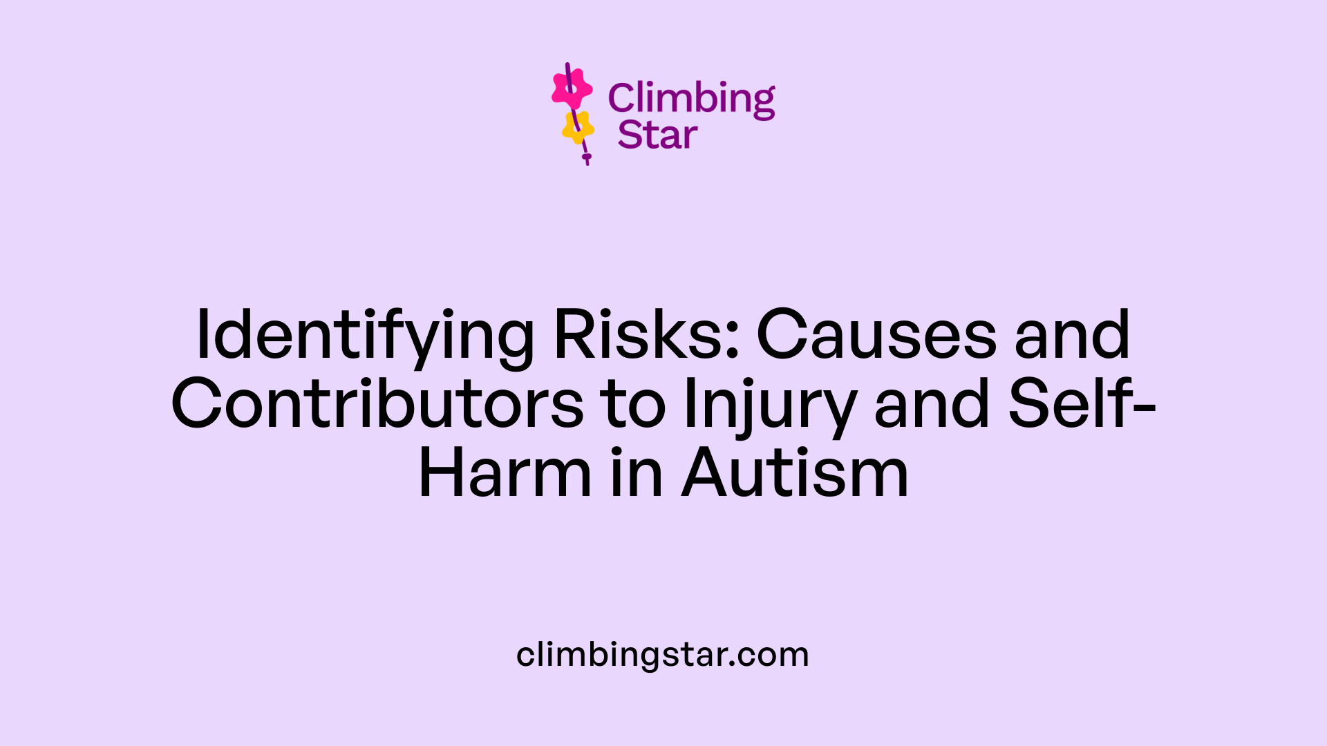 Identifying Risks: Causes and Contributors to Injury and Self-Harm in Autism