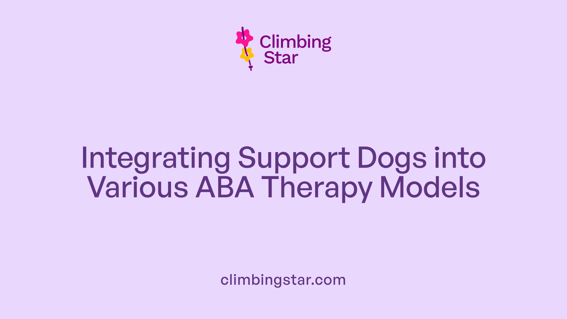 Integrating Support Dogs into Various ABA Therapy Models