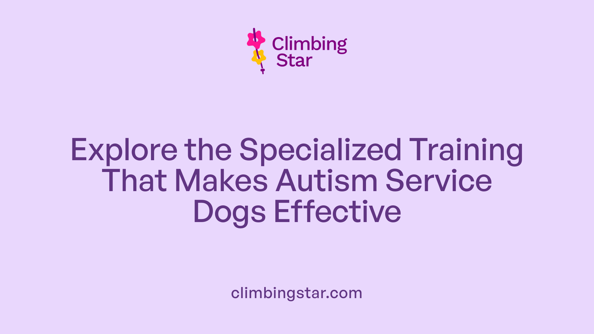 Explore the Specialized Training That Makes Autism Service Dogs Effective