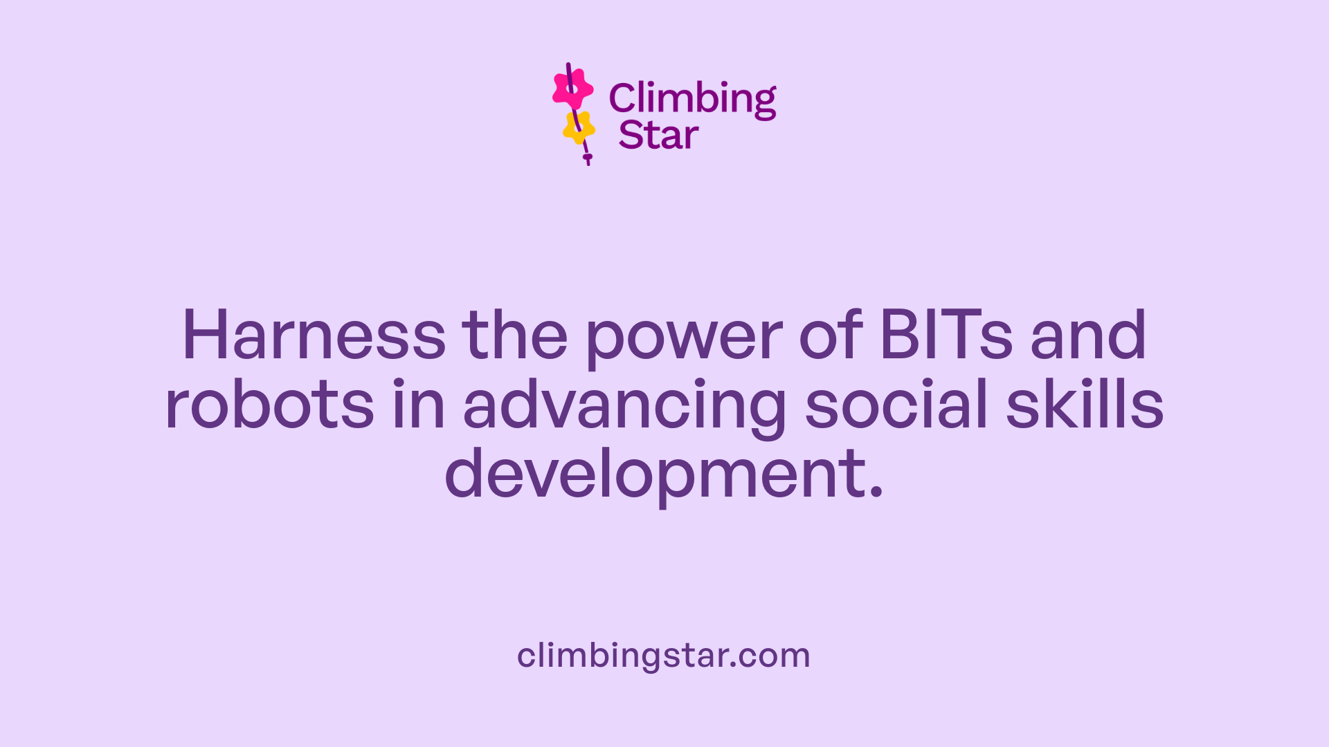 Harness the power of BITs and robots in advancing social skills development.