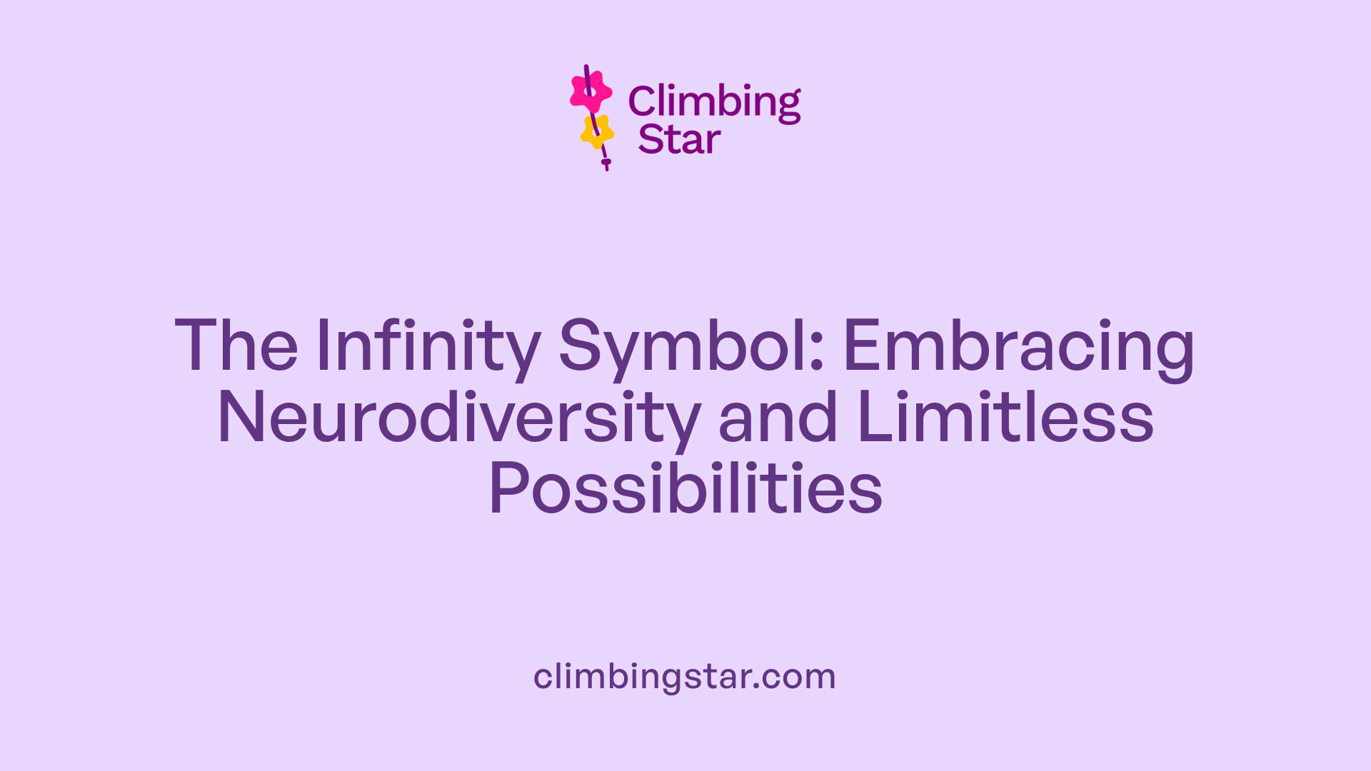 The Infinity Symbol: Embracing Neurodiversity and Limitless Possibilities