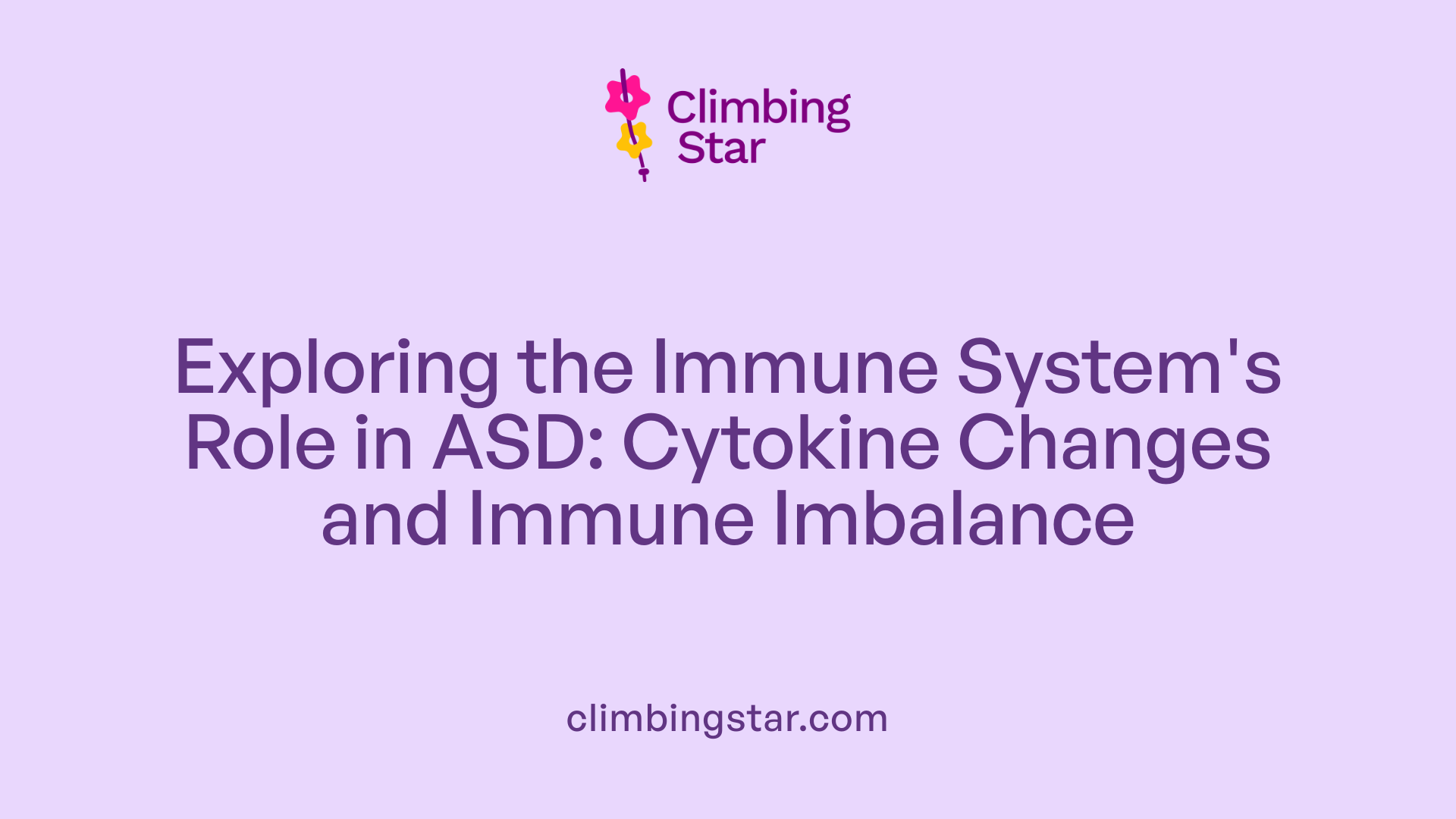 Exploring the Immune System's Role in ASD: Cytokine Changes and Immune Imbalance