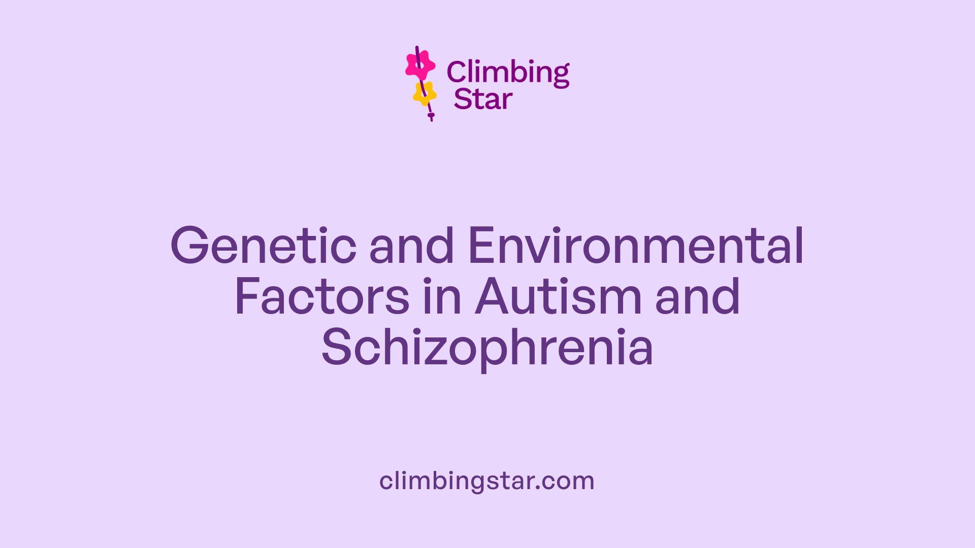 Genetic and Environmental Factors in Autism and Schizophrenia