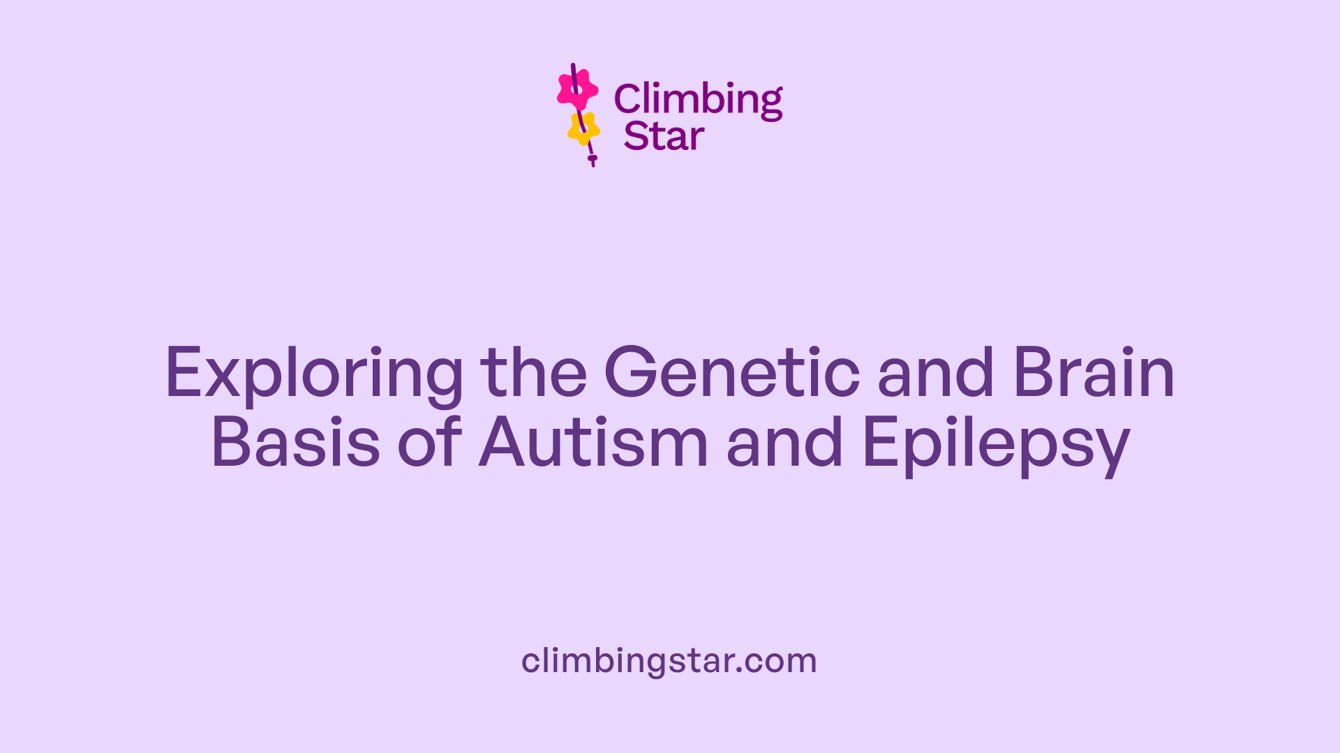 Exploring the Genetic and Brain Basis of Autism and Epilepsy
