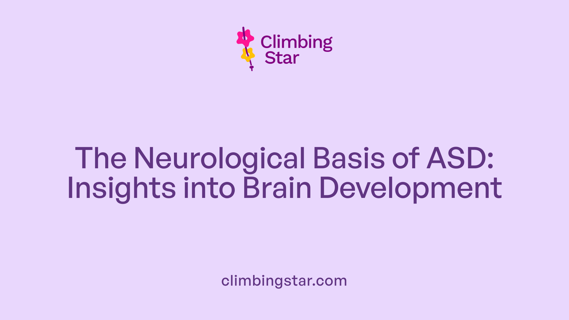 The Neurological Basis of ASD: Insights into Brain Development
