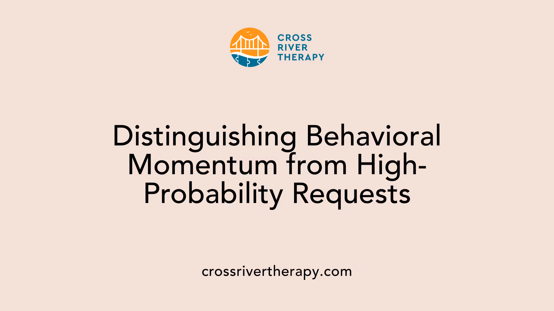 Distinguishing Behavioral Momentum from High-Probability Requests