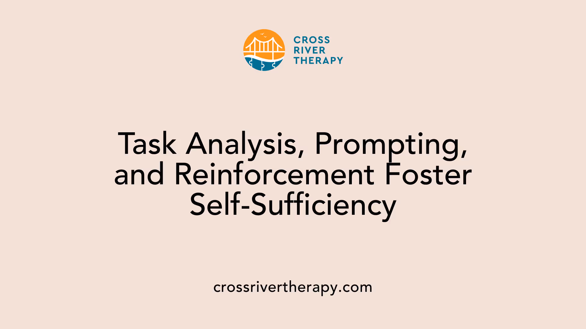 Task Analysis, Prompting, and Reinforcement Foster Self-Sufficiency