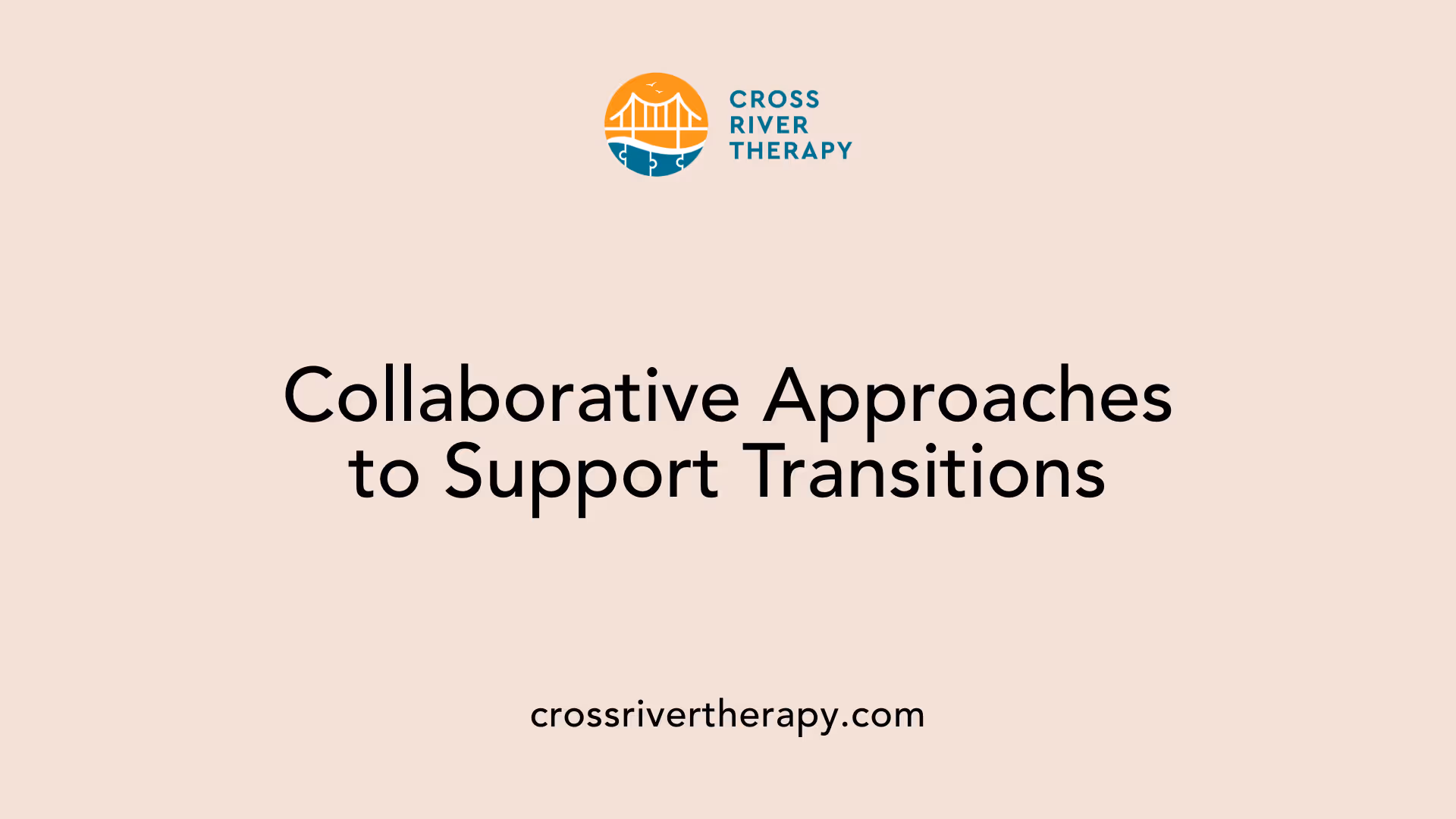 Collaborative Approaches to Support Transitions