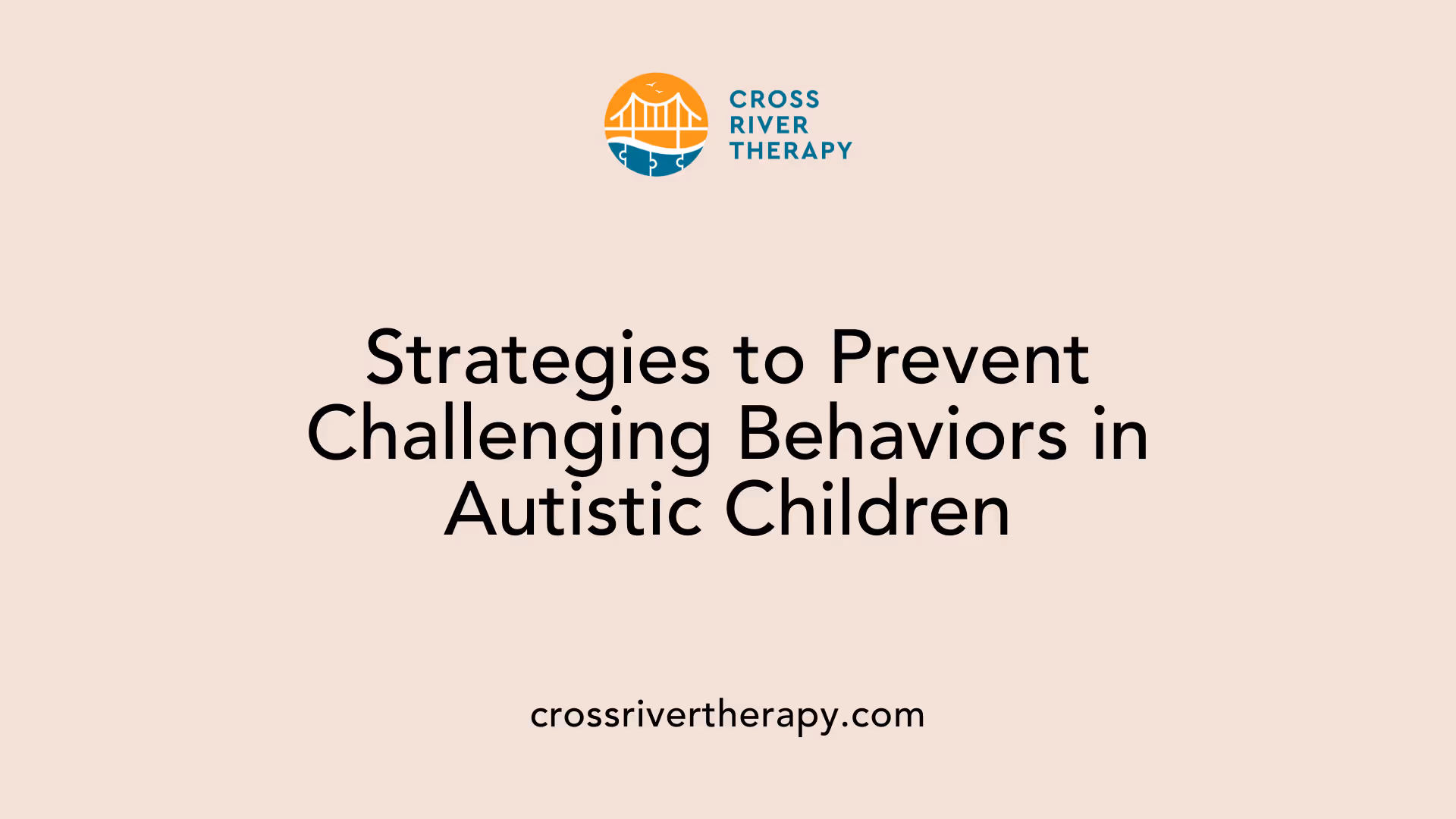 Strategies to Prevent Challenging Behaviors in Autistic Children