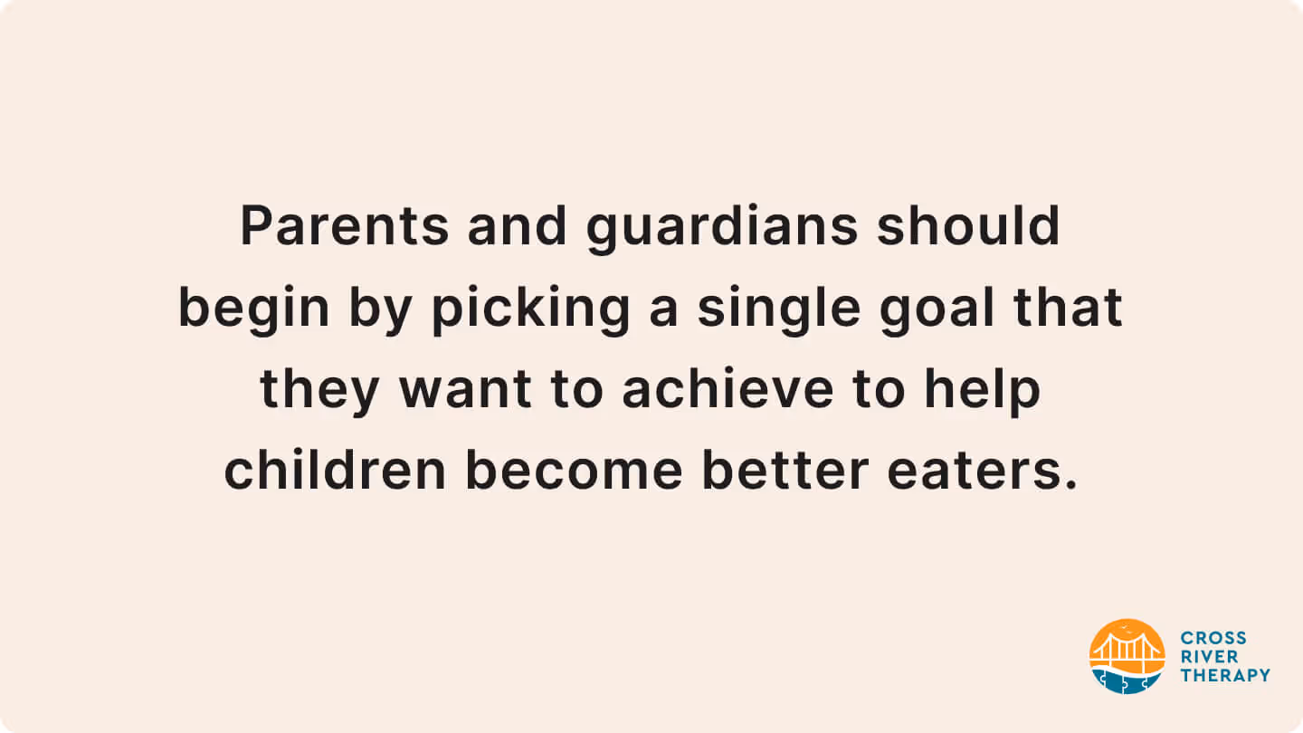 what parents should do to help children with autism eat better