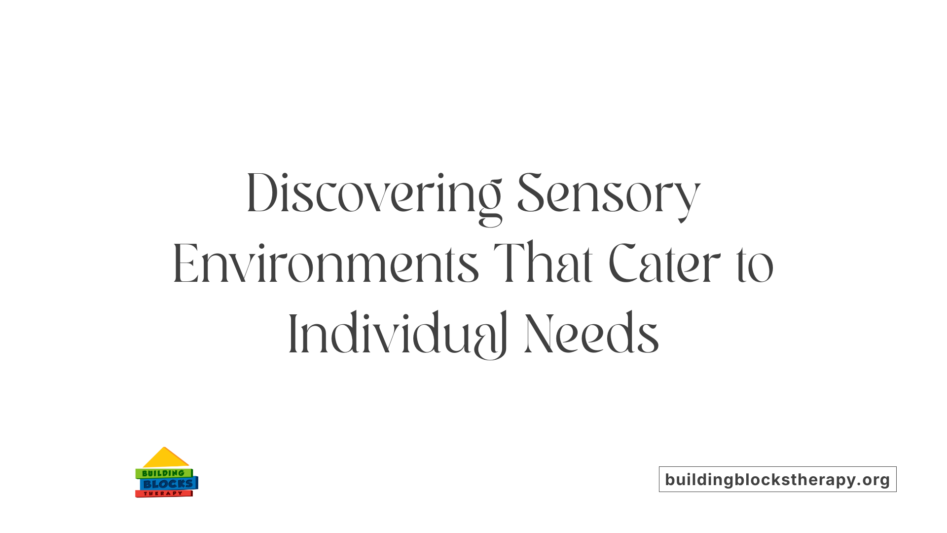 Discovering Sensory Environments That Cater to Individual Needs