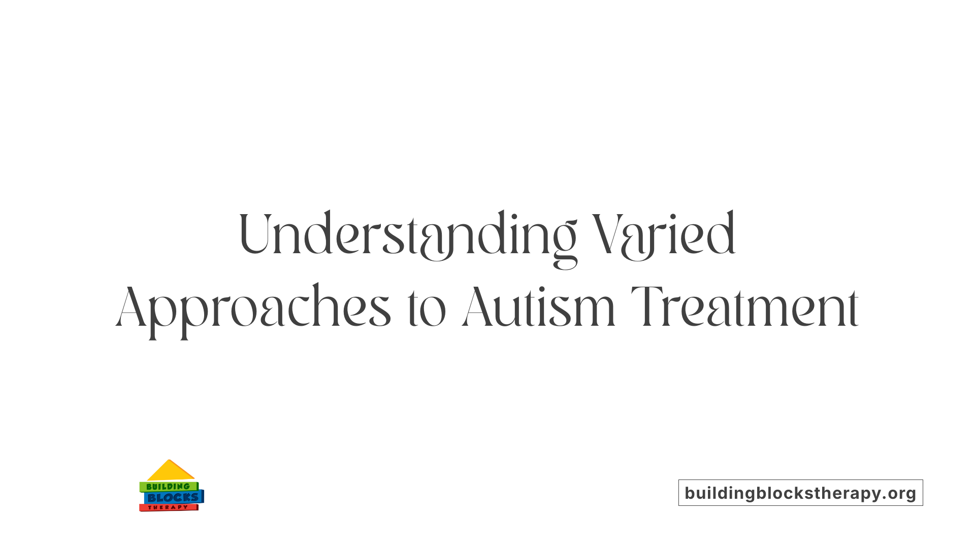 Understanding Varied Approaches to Autism Treatment