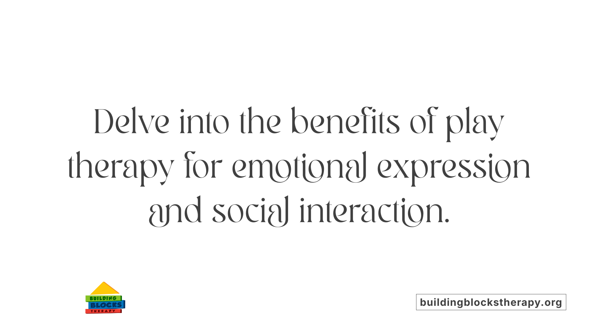 Delve into the benefits of play therapy for emotional expression and social interaction.