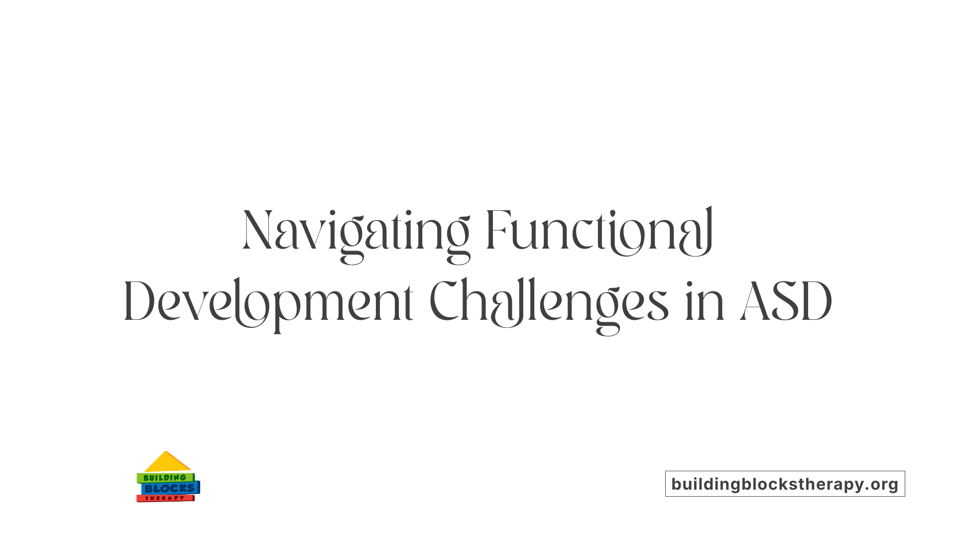 Navigating Functional Development Challenges in ASD