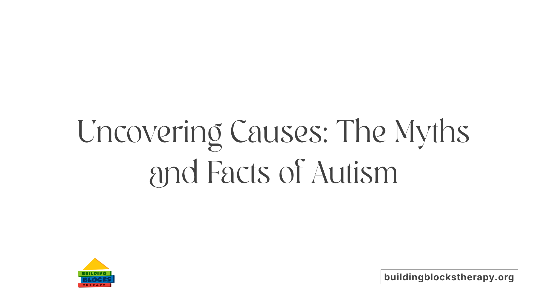 Uncovering Causes: The Myths and Facts of Autism