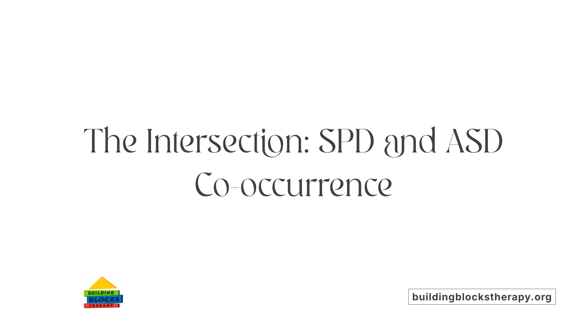 The Intersection: SPD and ASD Co-occurrence