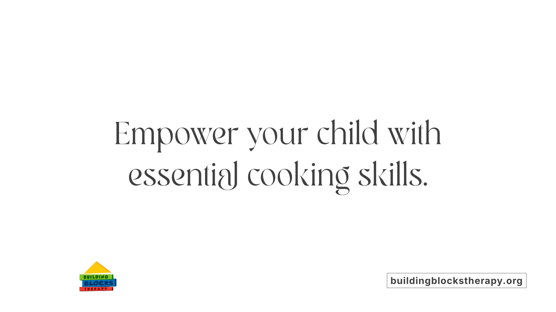Empower your child with essential cooking skills.
