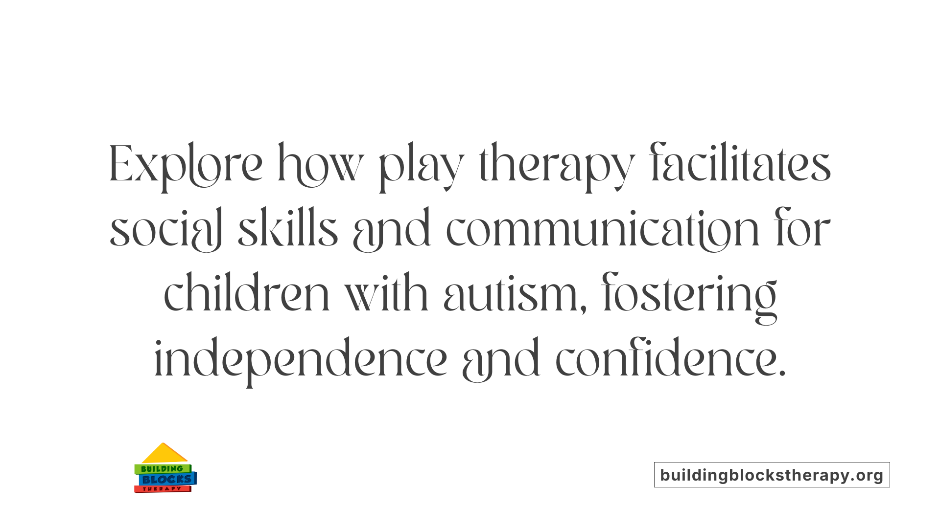 Explore how play therapy facilitates social skills and communication for children with autism, fostering independence and confidence.