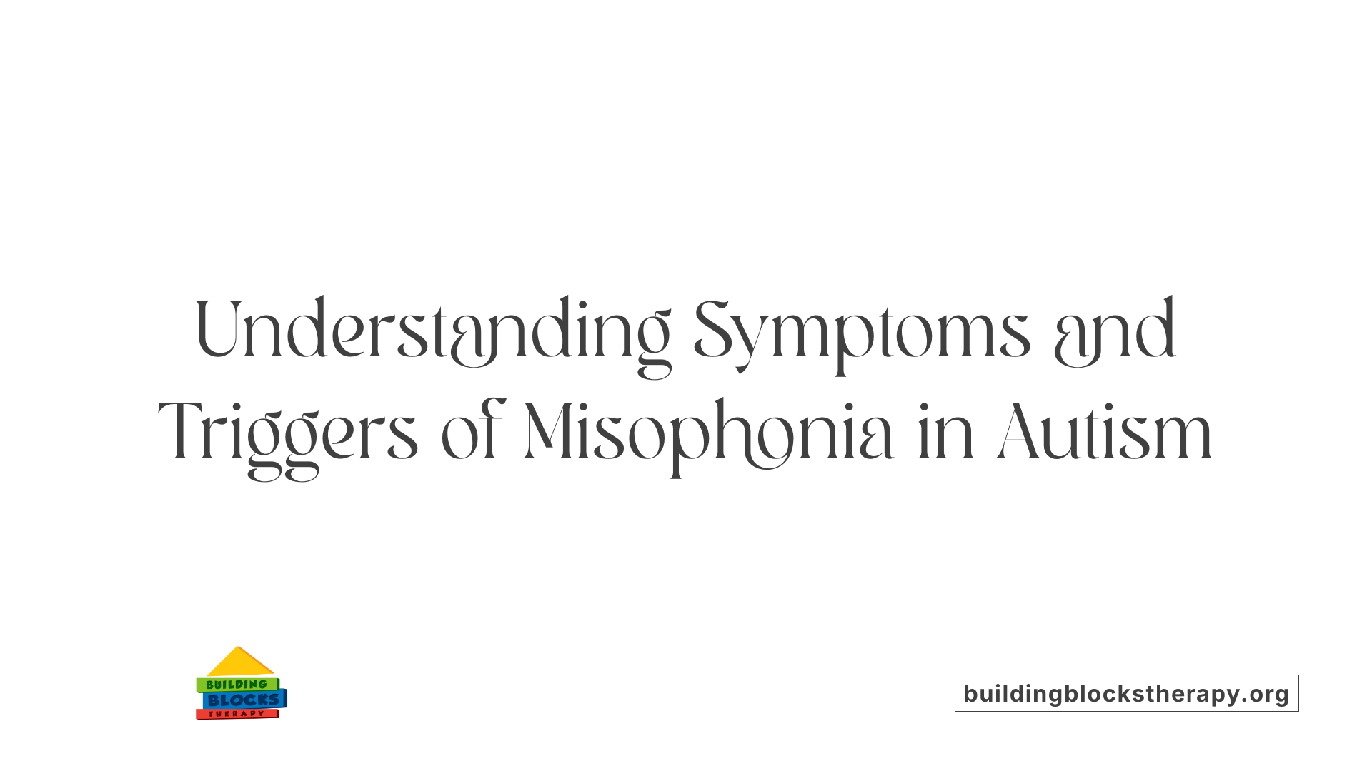 Understanding Symptoms and Triggers of Misophonia in Autism